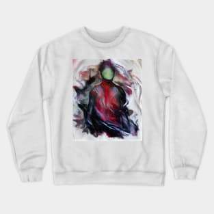 Green apple man Crewneck Sweatshirt